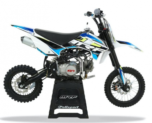 Kinder Motocross Dirtbike Kayo MRF 140RC 12-14" blau